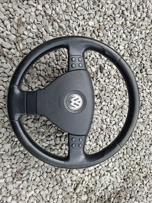 Kierownica vw passat b6 touran golf v poduszka wiązka  multifunkcja