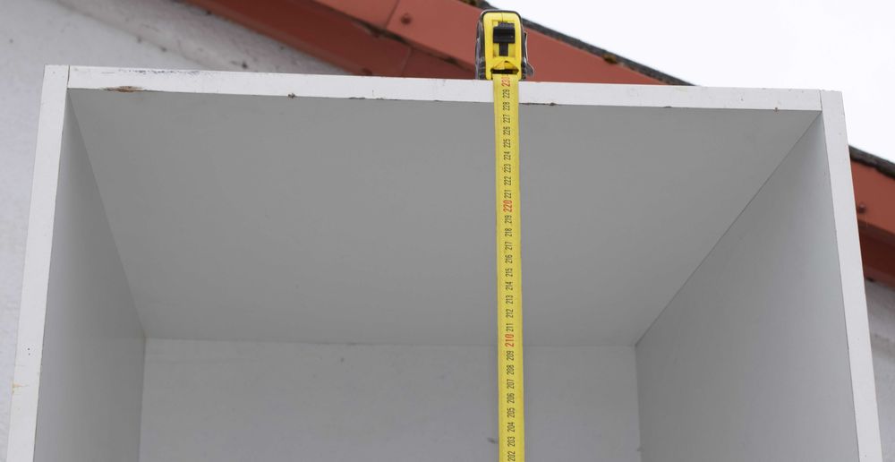 Duża szafa sklepowa techniczna 230x60x68cm