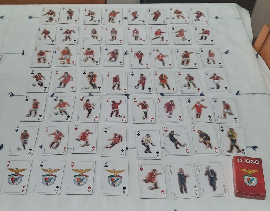 Baralho de Cartas do Benfica