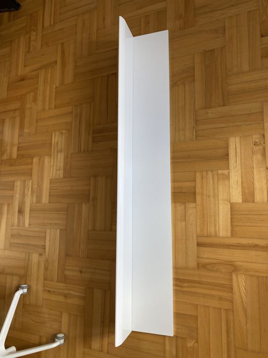Półka ścienna biała 152 cm