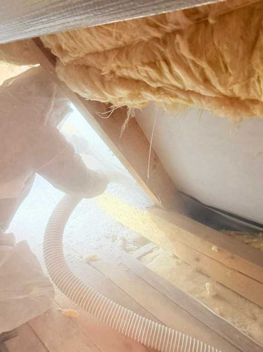 Naprawa dachu po kunach. Izolacja celulozą. Termowizja