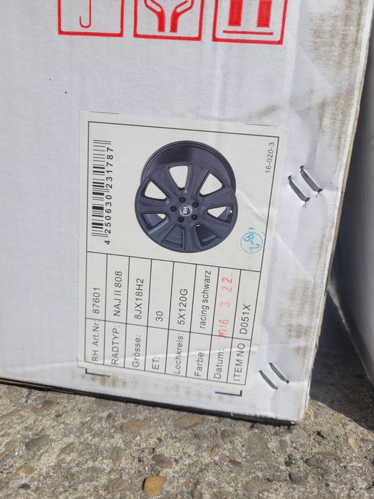 Felgi aluminiowe 5x120 8j et 30 18" bmw3 e90 e91