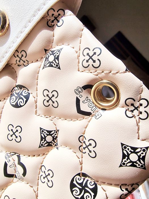 Carteira Bolsa de Ombro Bege Creme Mulher