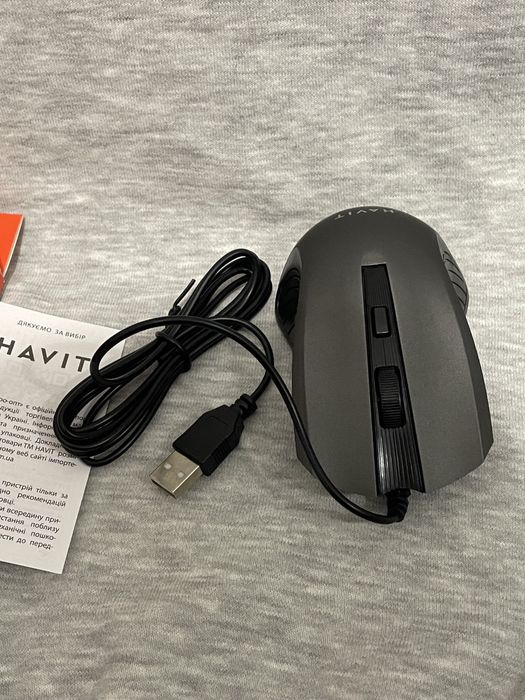 Миша дротова HAVIT USB