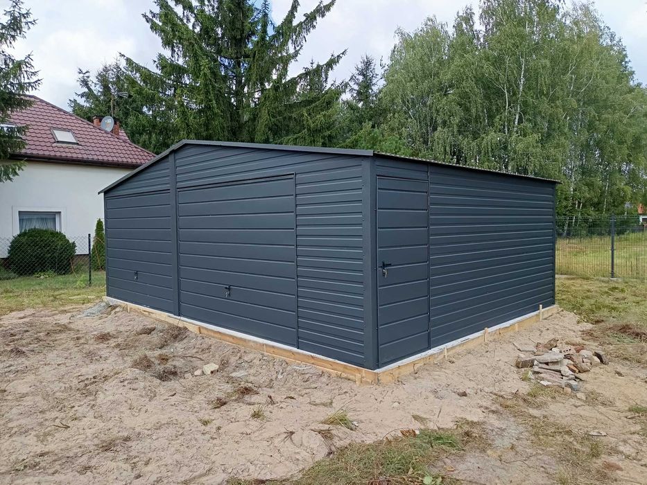 Garaż blaszak garaże blaszane garaże blaszaki 7*5 6*6 7*7 profil 4*6