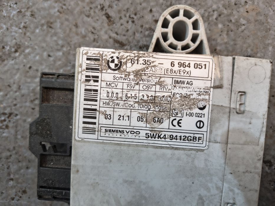 Zestaw startowy do BMW E87 e81 e90 E91 E60 E61 2.0d M47 komputer cas