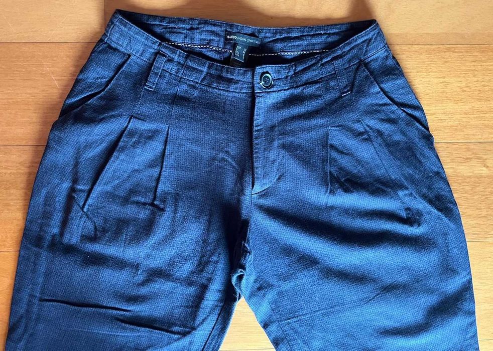 Calças da Mango - Senhora - Tamanho S (36) - Azul Marinho