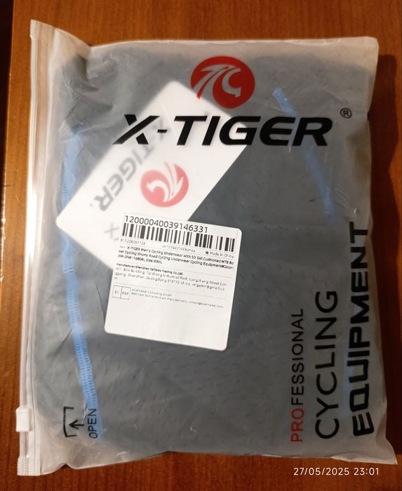 Boxer ciclismo acolchoado com GEL / Calções de ciclismo