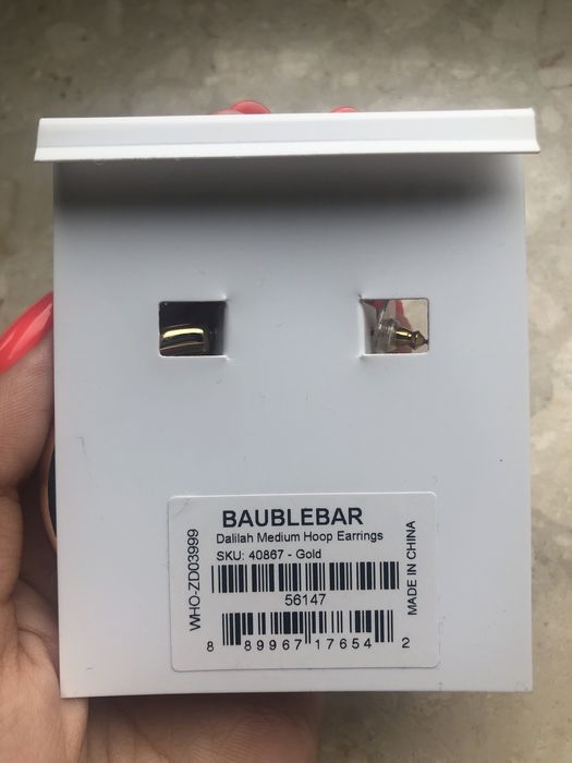 Kolczyki zlote Baublebar