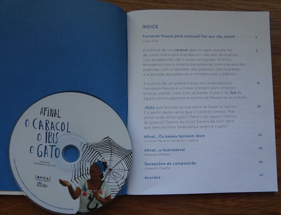 Afinal O Caracol O Íbis O Gato (Fernando Pessoa) - Inclui CD