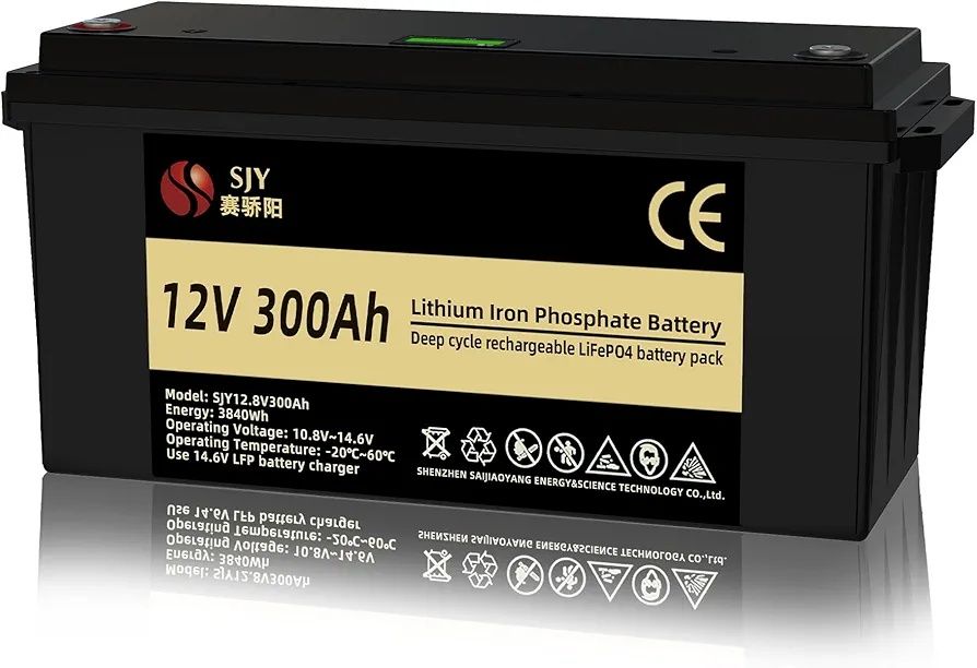 Акумулятори LiFePo4 SJY 12V300Ah