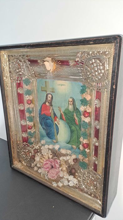 Икона Троица 43на51см 1901год