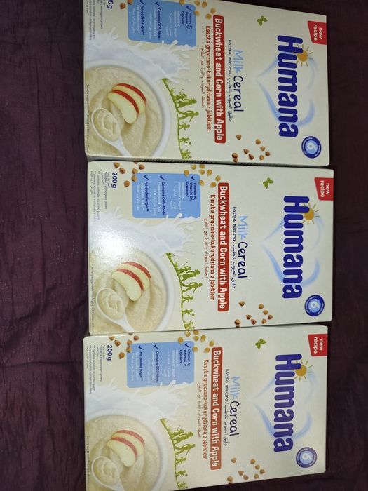 Каша з яблуком Хумана.