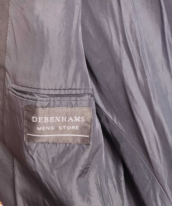 Debenhams Англия пиджак подростковый  синий шерсть