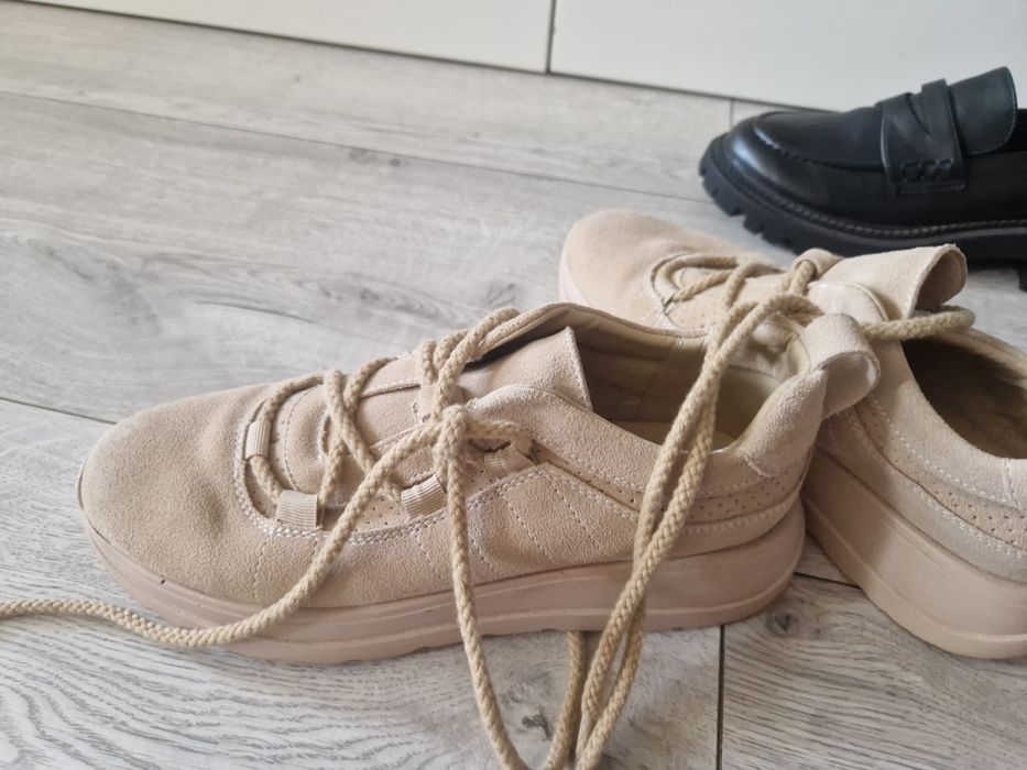 Skorzane buty 40