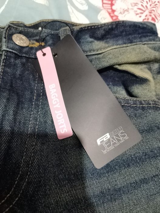 Шорты темно синие Baggy Jorts из New Yorker