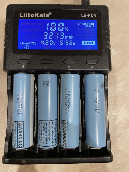 Акумулятори 18650 LG MH1 3200 mAh високострумові ОПТ