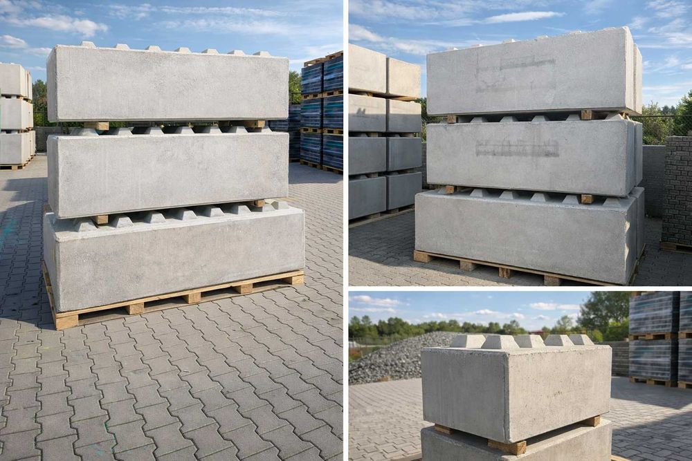 Bloki Betonowe LEGO C25/30 – System Modułowy | REI 240 | Szybka Budowa Mur oporowy