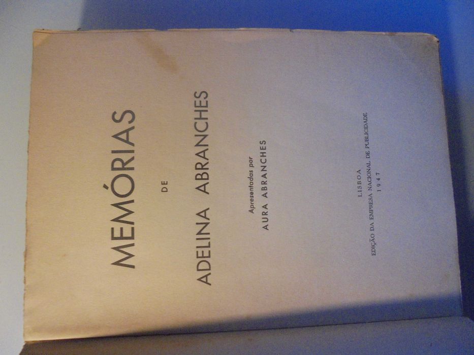 Abranches (Aura);Adelina Abranches-Memórias