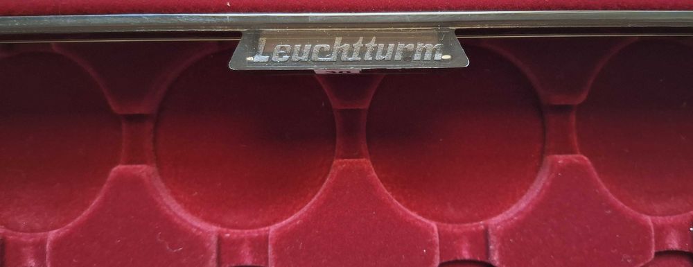 Gavetas de numismática marca Leuchtturm (usados)