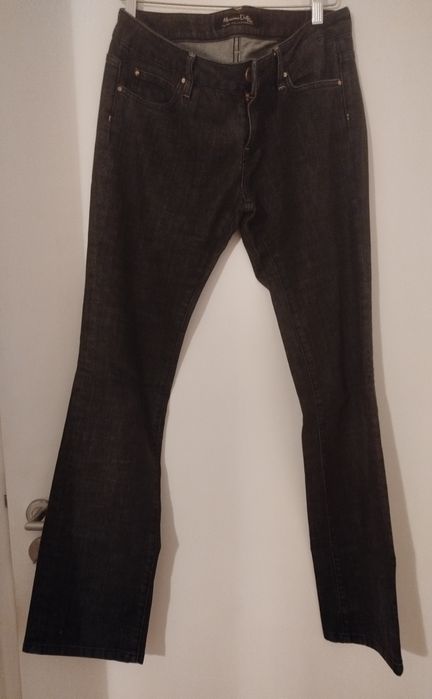Jeans Massimo Dutti Preto – Como Novos