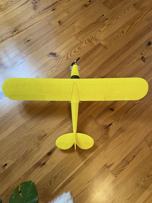 piper j3 cub samolot rc druk 3d