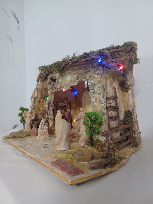 Presépio natal artesanal