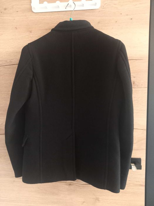 Czarny płaszcz/kurtka męski firmy UNIQLO