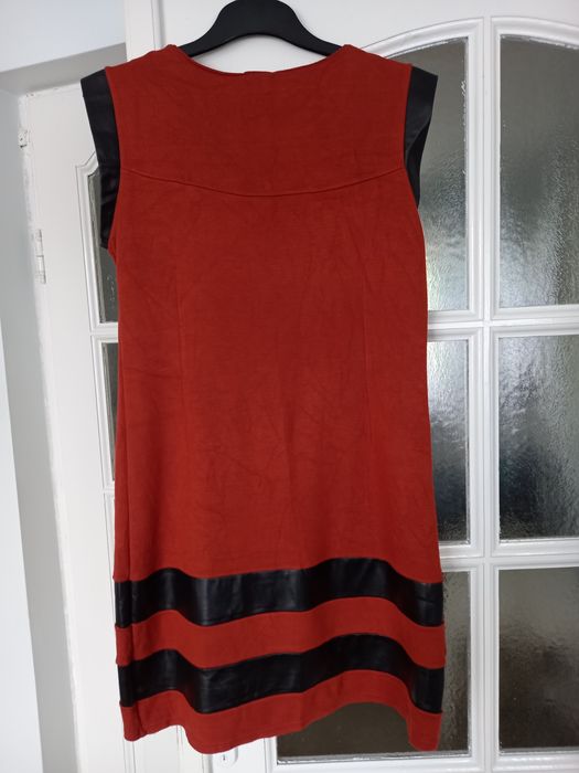 Tunika ze wstawkami ruda r. L