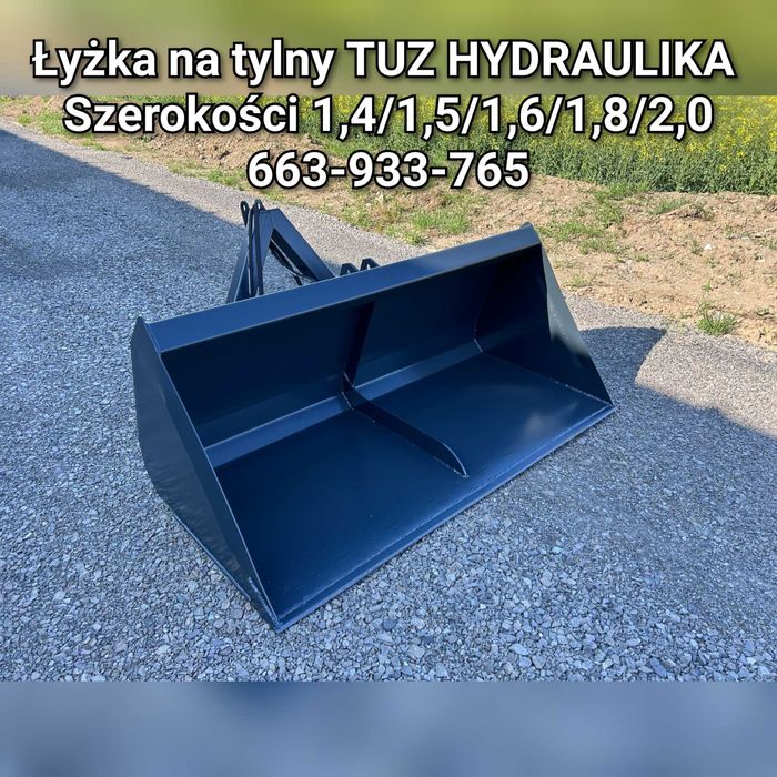 Łycha łyżka na tylny TUZ do materiałów sypkich HYDRAULIKA!