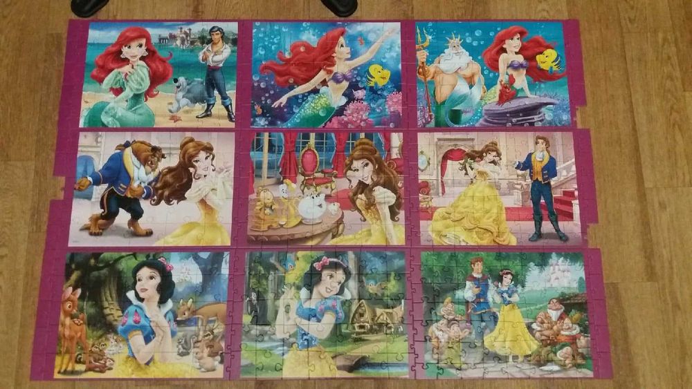 Игровой набор Disney Пазлы Принцессы 348 дет