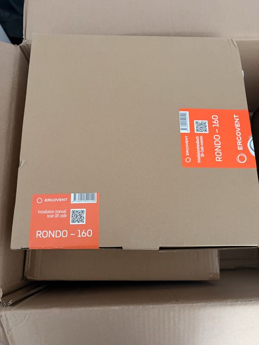 Anemostat gipsowy Ergovent Rondo 160