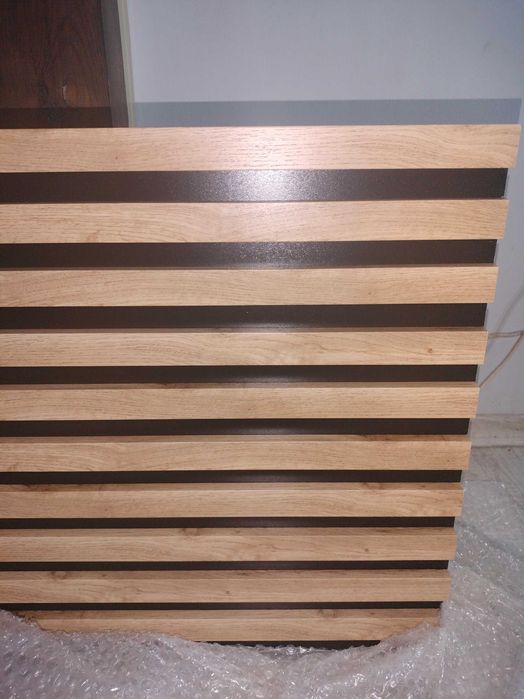 lamele ścienne dąb wotan na płycie 515x2750mm