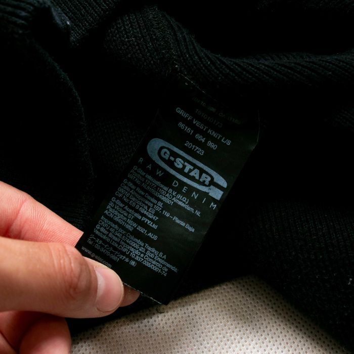 Y2K G-star Raw big logo sweter rozpinany L Euro industrial