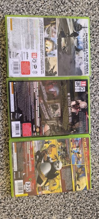Fear 3/Call of duty modern warfare 3/Kung fu panda Xbox 360