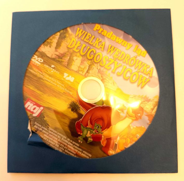 DVD wielka wędrówka długoszyjców bajka dla dzieci