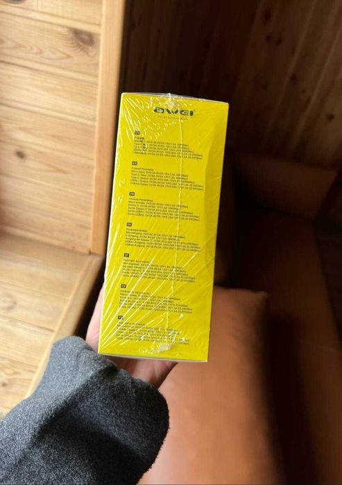 Павербанк 100000 mAh PowerBank AWEI вихідна потужність 22.5w дисплей