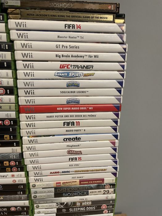 Sprzedam gry na nintendo wii