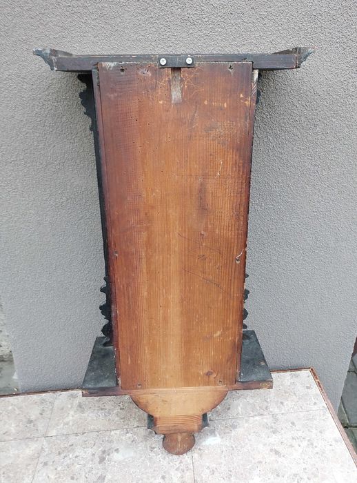 S110 Skrzynia obudowa starego zegara szafka witrynka kapliczka