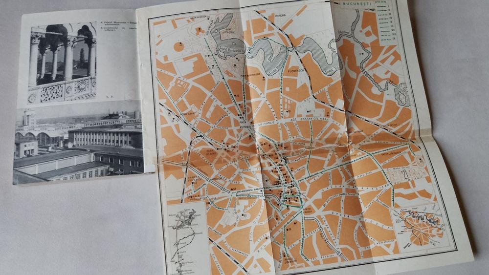 D. Berindei "Bucuresti" 1966 Przewodnik Bukareszt w jęz. rumuńskim