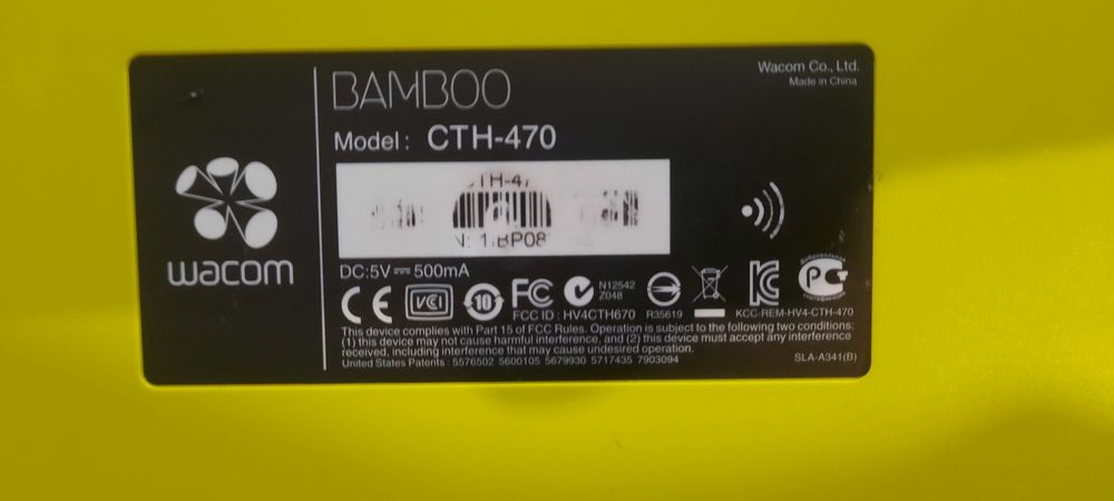 Tablet Wacom Bamboo