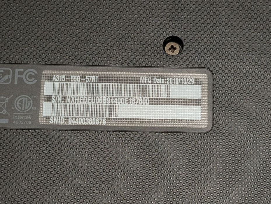 Ноутбук Acer aspire 3 core i5, 12gb, Nvidia Mx 230