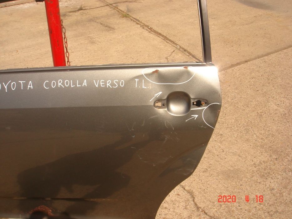 Drzwi tylne lewe Toyota Corolla Verso