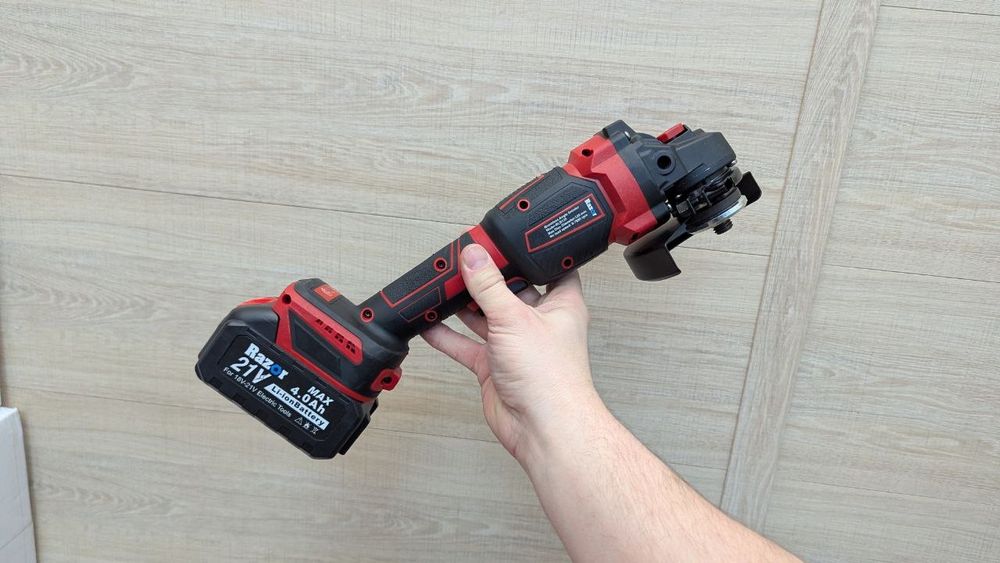 Аккумуляторная Болгарка Razor BLB-125 +2шт 4.0Ah +З.у+Кейс Очки Перчат