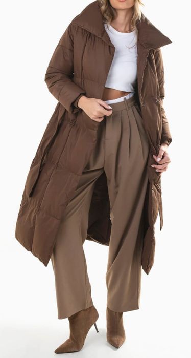 Blusão acolchoado comprido com cinto
Referência: B6.SG00NE540AJ