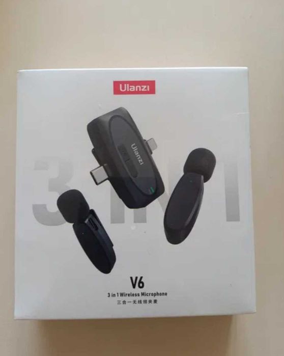 Ulanzi J12 петличний мікрофон Ulanzi A100 айфон телефон Ulanzi V6 AM18