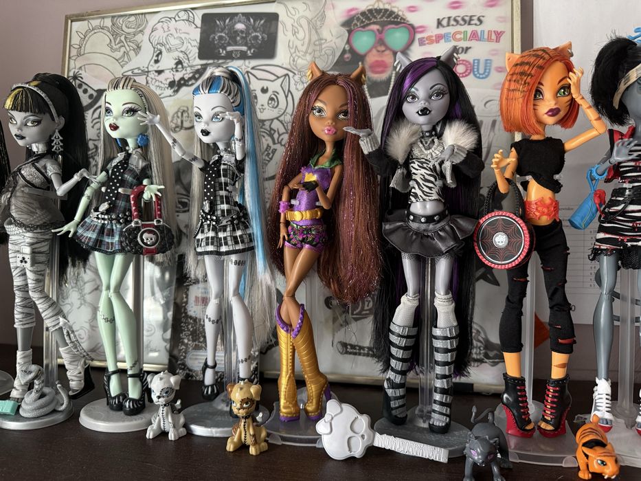 Lalki Monster High nowe w pudelku lub bez