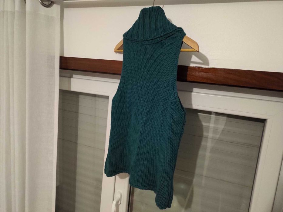 Camisola gola malha Bershka L