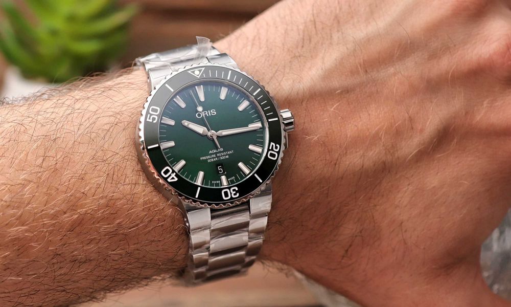 Oris Aquis Automatic 01.733.7730.4157-07.8.24.05PEB Zielony Diver