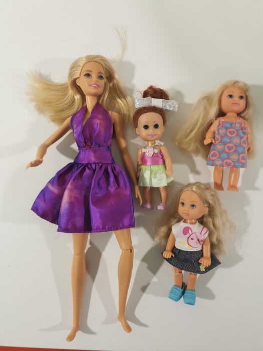Barbie + dzieci + akcesoria